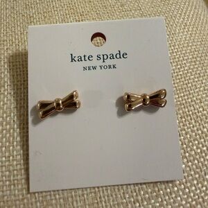 Kate Spade Rose Gold Double Bow Earrings